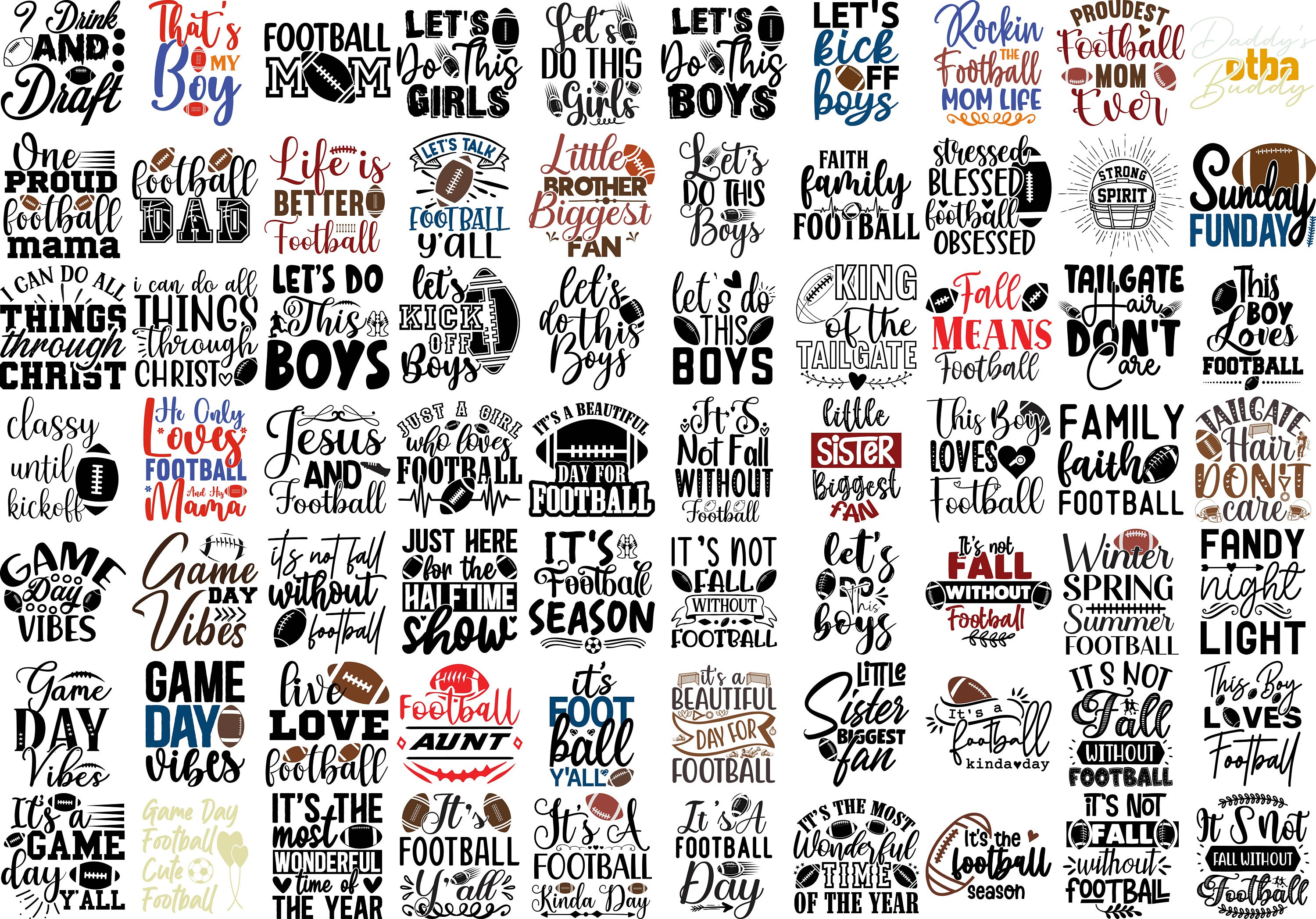 Fussball SVG Bundle, Football Mom Dad Svg, Sport Svg, Fussball Svg ...