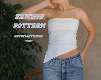 Asymmetrical Top Sewing Pattern PDF