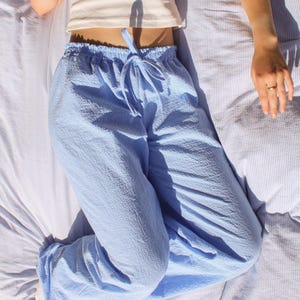 Lounge Pants Sewing Pattern- Wide leg- Printable- Pdf sewing pattern