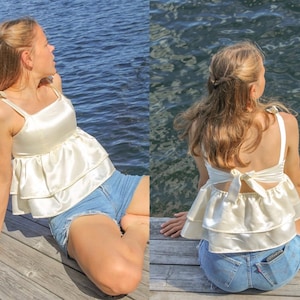 Summertop sewing pattern - PDF sewing pattern - Instant dowload - Sizes XS-XL