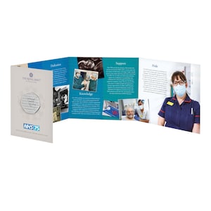 2023 NHS UK 50 pence 50p briljante niet-gecirculeerde munt in verzegelde verpakking: Royal Mint