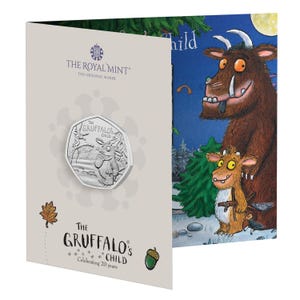 2024 The Gruffalo's Child Christmas Gift UK 50p Coin in Royal Mint Sealed Pack Gruffalo
