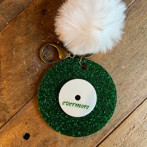 Evermore album bag tag/keychain