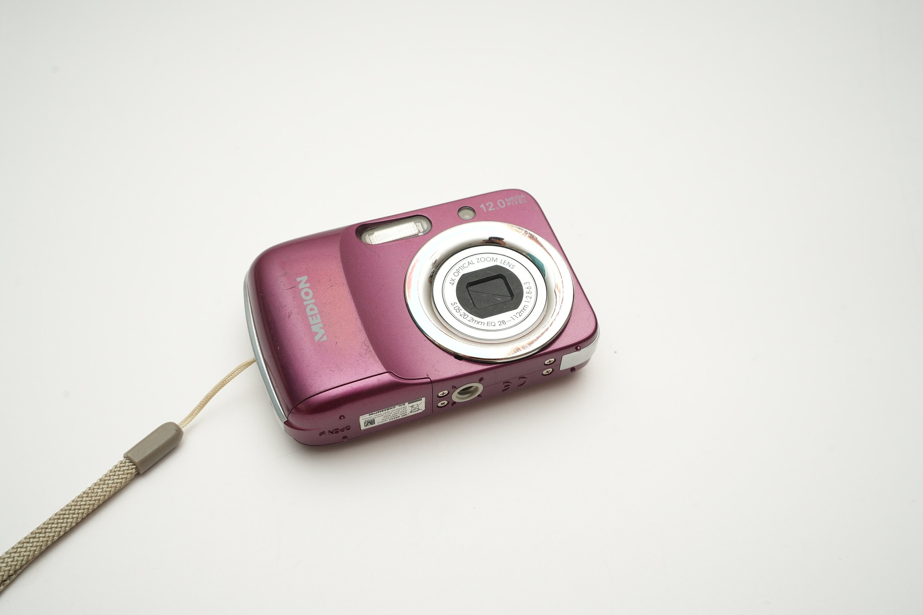 Purple Medion Digital Y2K Camera Vintage Digicam Aesthetic