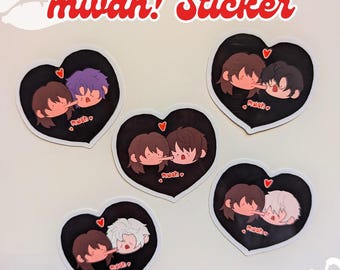 Love and Deepspace "MWHA!" Vinyl Sticker