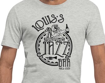 Louis's Jazz Bar, Unisex t-shirt, Princess and the Frog Shirt, Tiana Tee, Bayou Adventure