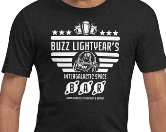 Buzz Lightyear's Bar, Unisex t-shirt, Lightyear Shirt, Toy Story Shirt, Pixar Shirt, Hollywood Studios Shirt