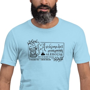 Archimedes Alehouse, Matching Vacation Shirt, Unisex t-shirt, Sword in the Stone Shirt, Sword in the Stone T-shirt, King Arthur Shirt