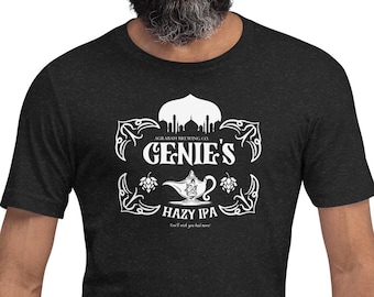 Genie's Hazy IPA, Unisex t-shirt, Aladdin Tee, Agrabah Shirt, Epcot Drinking Around The World, Morocco Pavilion