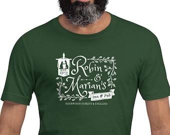Robin Hood Shirt, Robin & Marian's Inn and Pub, Robin Hood T-Shirt, Sherwood Forest Shirt, Unisex T-Shirt, Matching Vacation Shirt