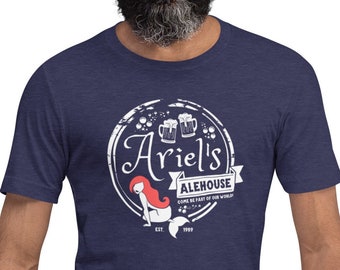 Matching Vacation Shirt, Ariel's Alehouse, Unisex T-Shirt, Little Mermaid Shirt, Little Mermaid T-Shirt
