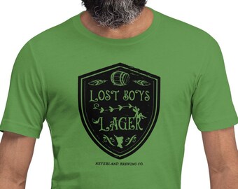 Lost Boys Lager, Peter Pan Shirt, Peter Pan T-Shirt, Lost Boys Shirt, Tinker Bell Shirt, Unisex T-Shirt, Lost Boys T-Shirt, Neverland Shirt