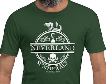 Neverland Summer Ale, Peter Pan Shirt, Neverland Shirt, Peter Pan T-Shirt, Neverland T-Shirt, Unisex T-Shirt, Matching Vacation Shirt