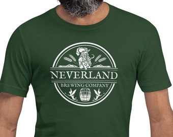 Neverland Brewing Co., Peter Pan Shirt, Neverland Shirt, Peter Pan T-Shirt, Neverland T-Shirt, Matching Vacation Shirt, Unisex T-Shirt
