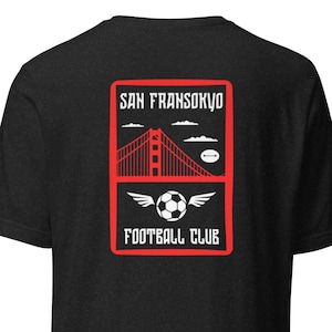 San Fransokyo Football Club, Unisex t-shirt, San Fransokyo Shirt, Front and Back Print, Baymax Shirt
