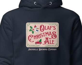 Olaf's Christmas Ale Hoodie: Frozen Holiday Party Sweatshirt