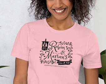 Robin Hood Shirt, Robin & Marian's Inn and Pub, Robin Hood T-Shirt, Sherwood Forest Shirt, Unisex T-Shirt, Matching Vacation Shirt