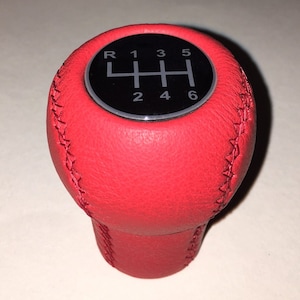 For AUDI SPORT 6 gear Leather Shift Knob B3 S2 A6 C4 C5 100 A4 B5 A8 S8 D2 V8 A3 8L
