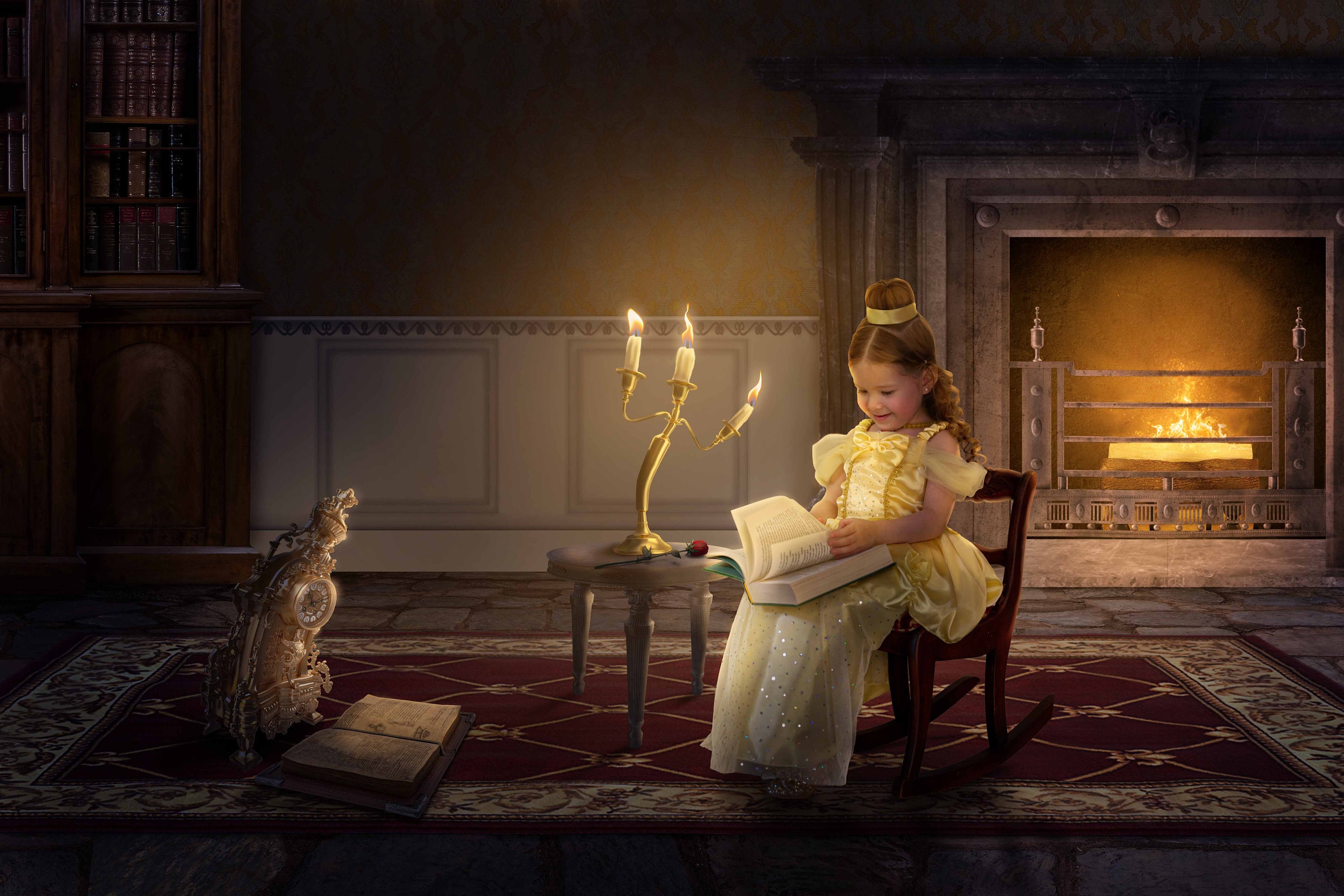 Beauty and Beast Inspired Background - Etsy