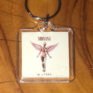 Nirvana In Utero CD Album Cover Keychain