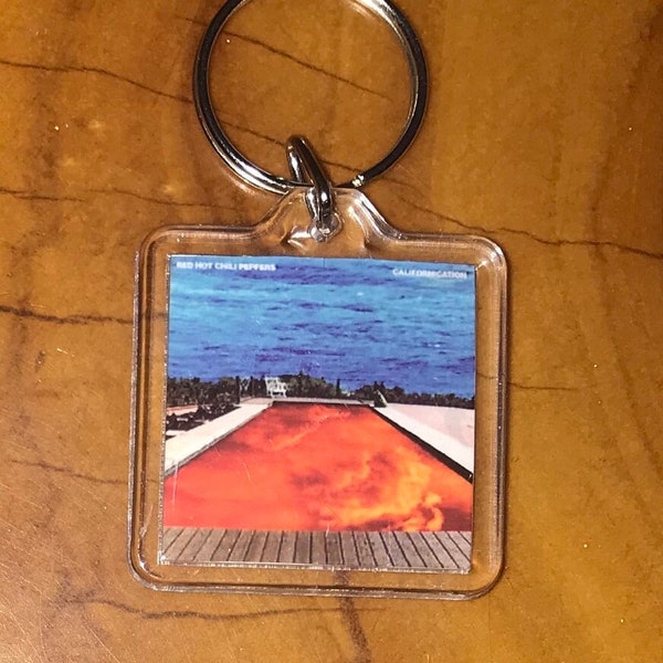 Red Hot Chili Peppers Californication CD Album Cover Keychain