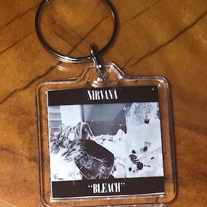 Nirvana Bleach CD Album Cover Keychain