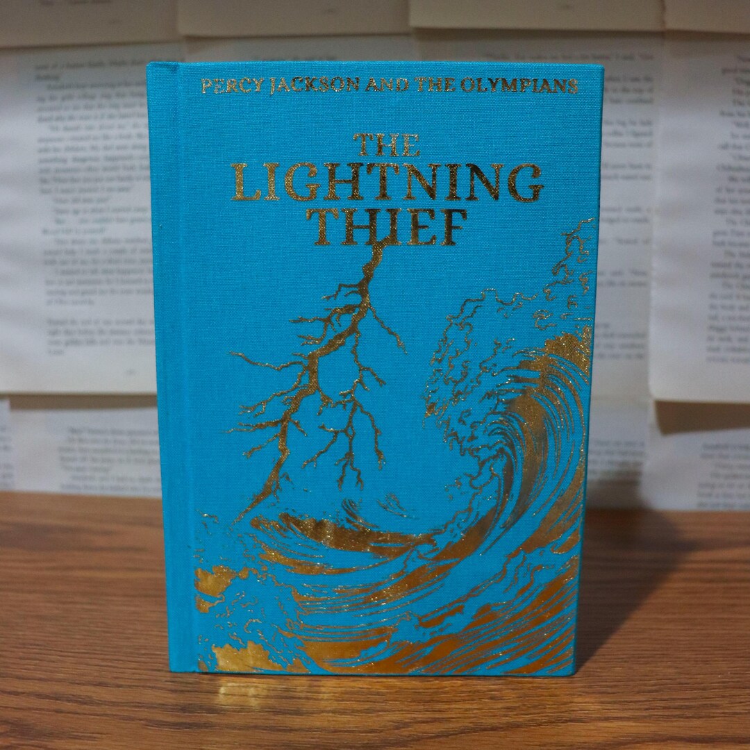 The Lightning Thief Percy Jackson and the Olympians Book 1 Rebind - Etsy