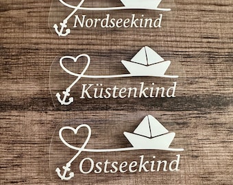 Bügelbild Küstenkind Ostseekind Nordseekind Deichkind Maritim zum aufbügeln aufbügler Küste Nordisch