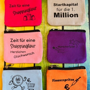 Geldgeschenk | Geldbeutel Haushaltsgeld | Notgroschen | Wunscherfüller | Gutschein Verpackung Geldgeschenk | Portmonee