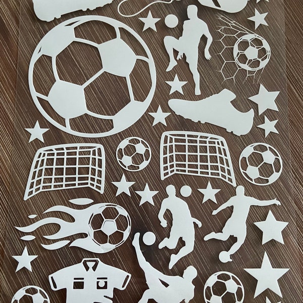 Bügelbild Fußball - Schultüte Fußball zum aufbügeln - Gestaltung T-shirt - DIY - Einschulung - Fußball - Soccer - Fußballmotive - Geburtstag