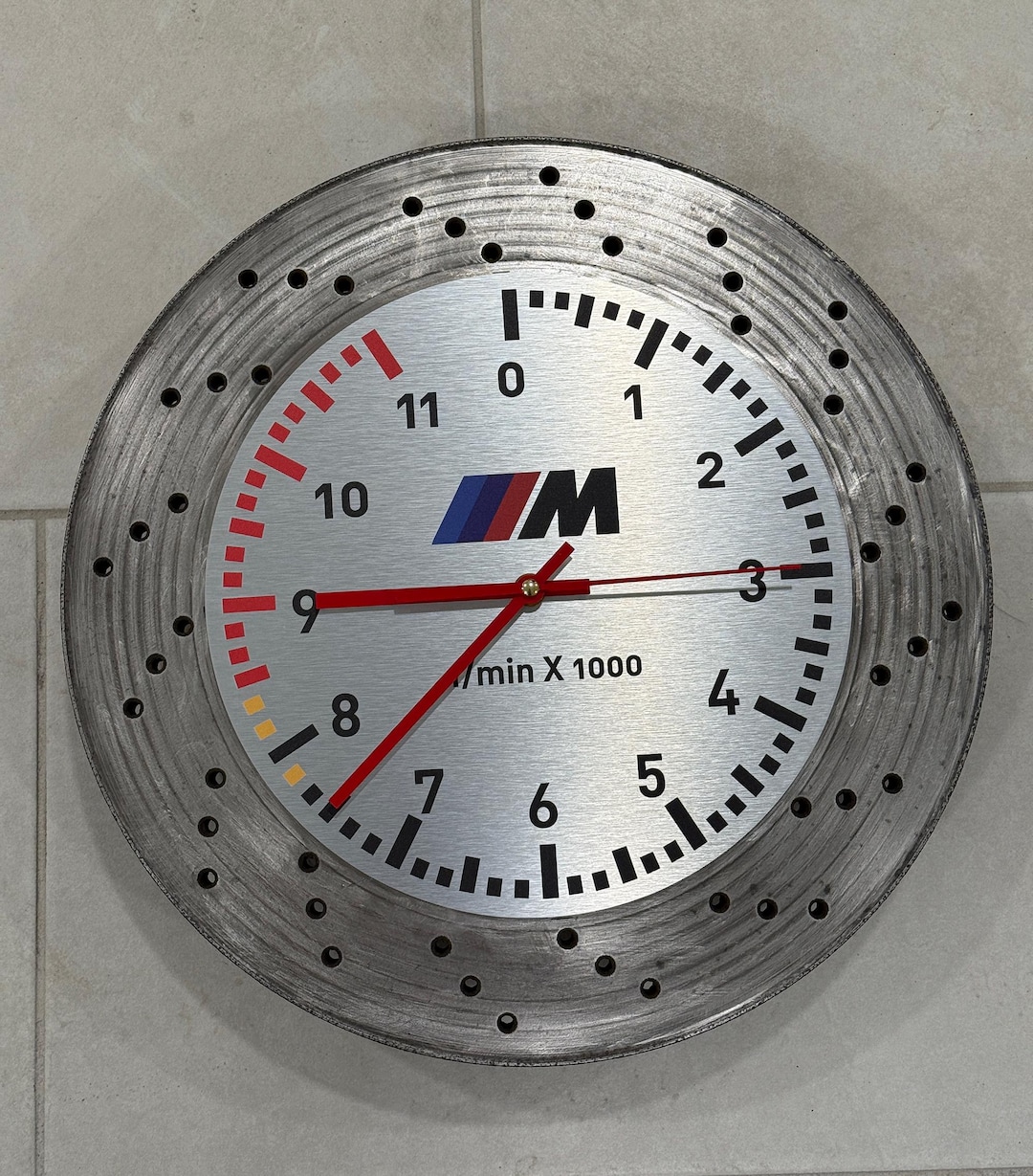 Motor Racing BMW M Inspired Handcrafted Brake Rotor Wall Clock - Etsy