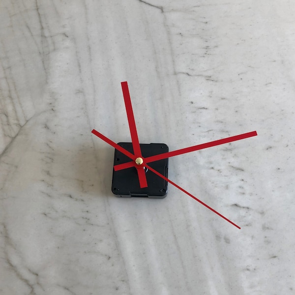 Wall Clock Mechanism - Quiet Quartz, and Easy to Instal DIY Movement, Continuous Movement