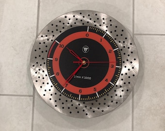 Brake and Rotor Wall Clock - Racing Inspired - Man Cave Decor - Etsy
