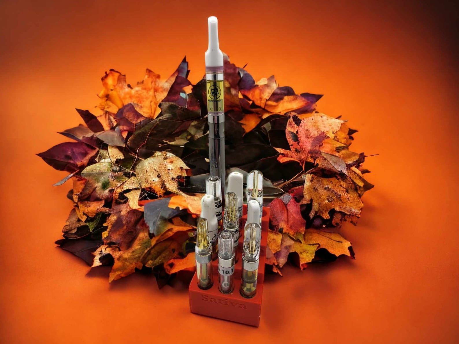 The Vapevault Trio Vape Cartridge Holder / Battery Display Etsy