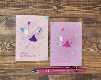Mini Tooth Fairy Card, Greeting Card