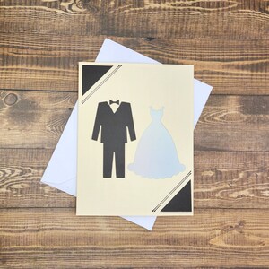 Bride and Groom Wedding Card, Greeting Card