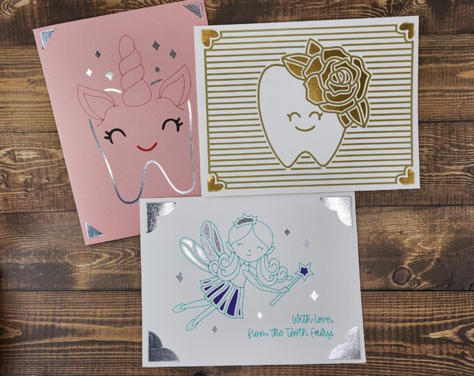 Tooth Magic Card Tooth Card, Tooth Fairy Card, Greeting Card - Etsy