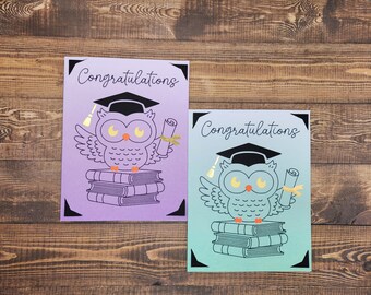 Wise Owl, Graduation Greeting Card