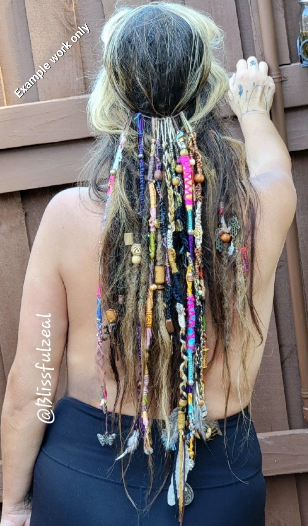 Hair Wraps Dread Wraps Detachable Hairwrap Bohemian Etsy