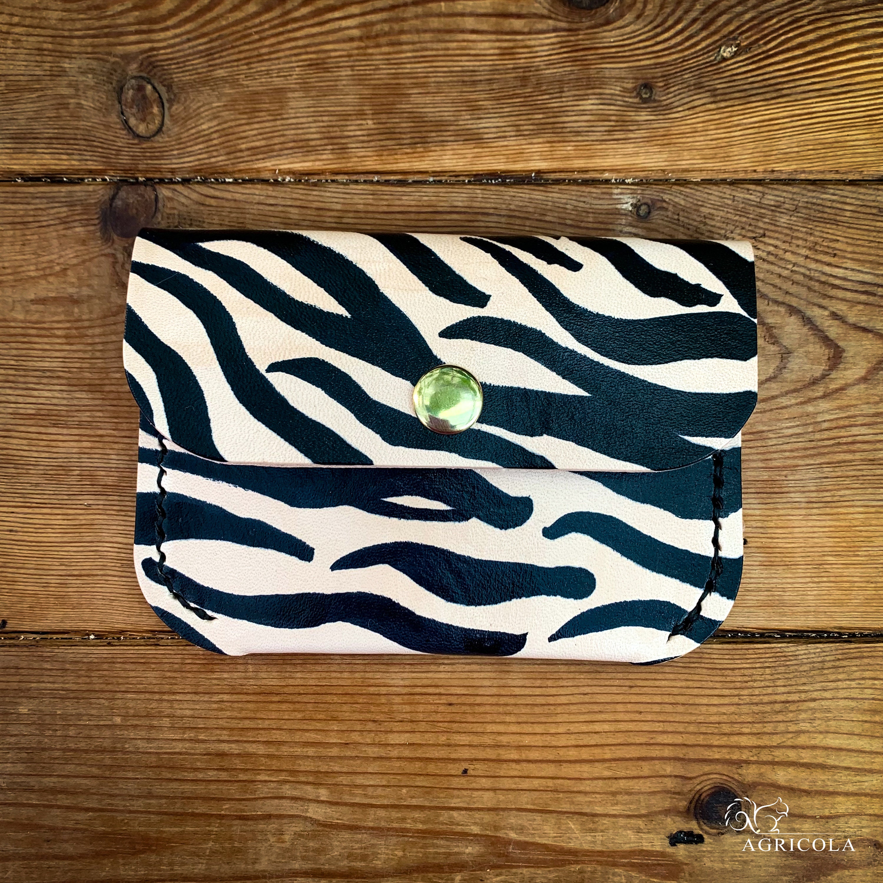 Artisan Zebra Print Wallet / Mothers Day Gift / Handdyed Etsy UK