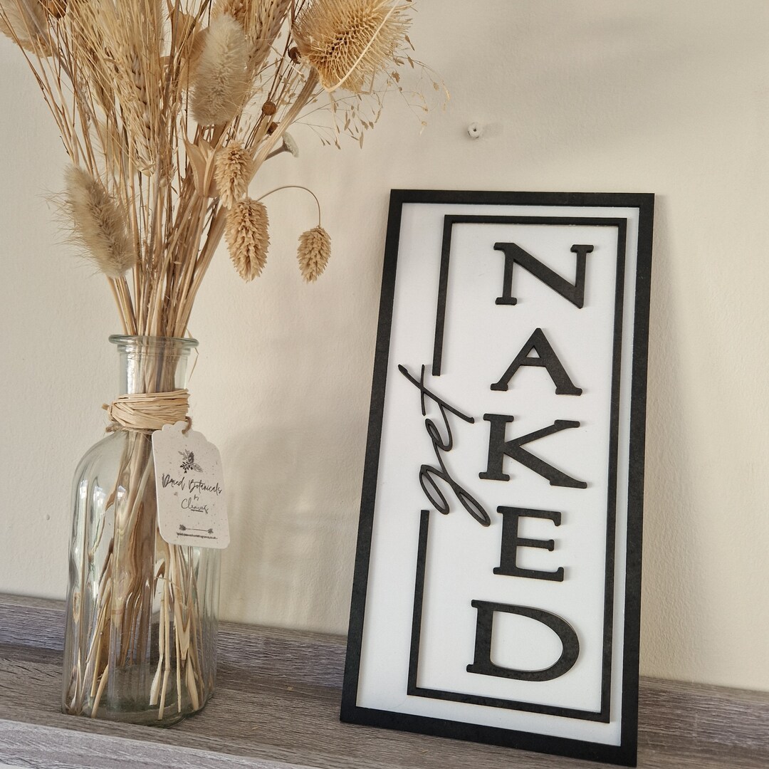 Bathroom | Get Naked | Quote | Black bathroom | Home decor | Bathroom Decor | designer Bathroom | Gift | New home gift | Funny present