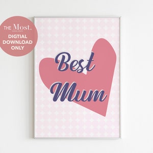 Cadeau voor Moederdag muurkunst, familiecitaat kunst aan de muur, familie moeder digitale print, moeder cadeau, Moederdagcadeau, citaat afdrukbaar