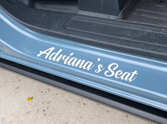 Girlfriends seat car sticker discount