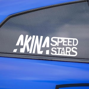 Akina Speedstars Initial D Team 11-Inch JDM Vinyl Sticker Decal - Japanese Drift Car Emblem