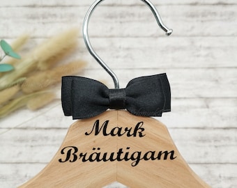 Personalized groom hanger, Wedding groom hanger with name, Personalized groom gift