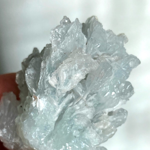 Blue Aragonite with Celestite. Ethically and Faire Trade Sourced from Mexico. Tucson Gem Show Exclusive!