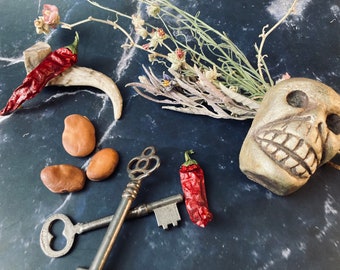 Mojo Wishing Beans - 3-pack med dragskopåse Kristallhealing.