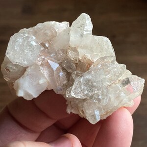 Raw Tibetan Quartz Cluster: High-Vibration Healing Crystal