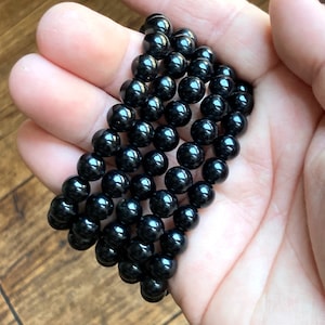 Obsidian 8mm Bracelet - Natural, Ethical & Fair Trade Sourced Gemstone Jewelry. Crystal Healing.