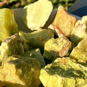 Genuine rough Green Opal. Authentic, Ethical, and Faire Trade Sourced. Crystal Healing.